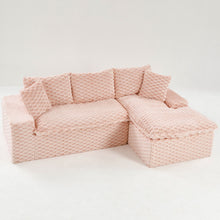 Load image into Gallery viewer, Modular Sofa, Convertible Twin Seat With Chaise Lounge