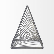 Load image into Gallery viewer, Contemporary Triangular Decor Piece - Gray