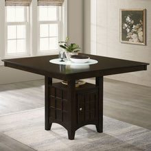 Load image into Gallery viewer, Tolland - Counter Height Dining Table With Storage Pedestal - Cappuccino