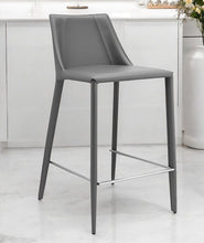 Load image into Gallery viewer, Steel Low Back Counter Height Bar Chair - Gray
