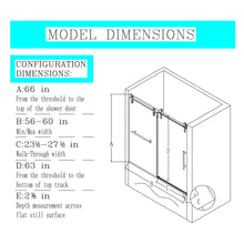 Load image into Gallery viewer, Frameless Single Sliding Shower Doors With Towel Rail & Handle