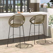 Load image into Gallery viewer, Ferrara - Outdoor Patio Barstool (Set of 2)