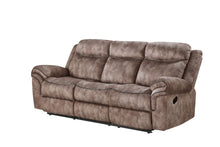 Load image into Gallery viewer, Zubaida - Two Tone Recliner Sofa With USB Port Drop Down Table