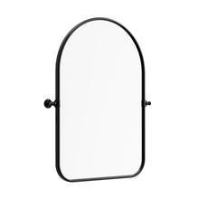 Load image into Gallery viewer, 36" Metal Arch Framed Accent Mirror - Black
