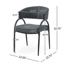 Load image into Gallery viewer, Contemporary Upholstered Dining Chairs With Metal Legs (Set of 2)