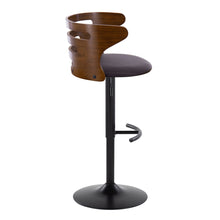 Load image into Gallery viewer, Cosi - Mid Century Modern Adjustable Barstool With Swivel With Rounded T Footrest (Set of 2)