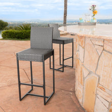 Load image into Gallery viewer, Outdoor Barstool With Hand Crafted Details (Set of 2)