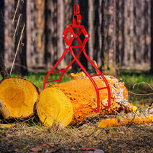 Load image into Gallery viewer, Heavy-Duty 4 Claw Timber Log Lifting Tongs Grabber