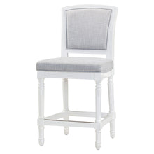 Load image into Gallery viewer, Stool With Upholstered Seat And Back