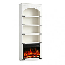 Load image into Gallery viewer, Four Tier USB Bookcase - White