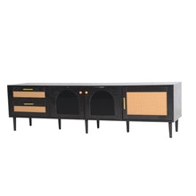 Load image into Gallery viewer, TV Stand With App-Controlled LED Lights, 2 Drawers & Door Storage