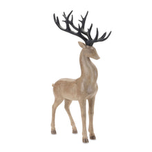 Load image into Gallery viewer, Poly Deer Figurine (Set of 2) - Brown / Black