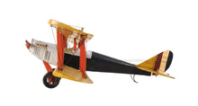 Load image into Gallery viewer, Hand Painted Air Plane - Yellow / Red / Gray