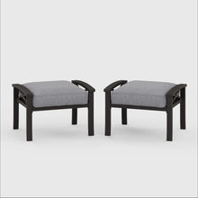 Load image into Gallery viewer, Modern All-Weather Ottomans With Cushions (Set of 2)
