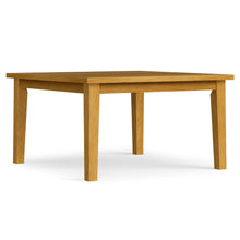 Load image into Gallery viewer, 54" Wood Frame Base Square Dining Table - Oak