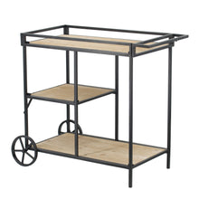 Load image into Gallery viewer, Shelf With Wheel - Black / Brown