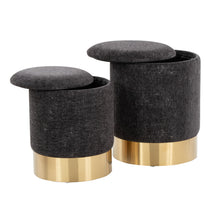 Load image into Gallery viewer, Marla - Contemporary Nesting Ottoman Set
