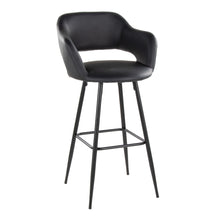 Load image into Gallery viewer, Margarite - Contemporary Fixed Height BarStool With Square Footrest (Set of 2)