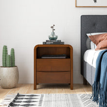Load image into Gallery viewer, Lionel - Nightstand 2 Drawer - Brown