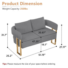 Load image into Gallery viewer, Decorative Upholstered Side Chair For Living Room