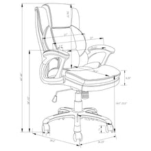 Load image into Gallery viewer, Stanton - Upholstered Adjustable Chair With Padded Arms And Adjustable Height - Gray