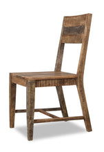 Load image into Gallery viewer, Solid Wood Open Back Side Chairs For Dining Room (Set of 2) - Brown