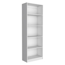 Load image into Gallery viewer, Five Tier Modular Bookcase With Four Doors (Set of 3) (546620) - White