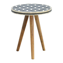 Load image into Gallery viewer, Inlay Bone Tripod Stool - Beige / White