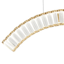 Load image into Gallery viewer, Three Light Crystal LED Chandelier - Gold / Clear