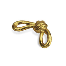 Load image into Gallery viewer, Knot Tabletop Sculpture - Gold / Rust