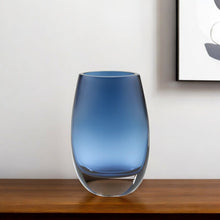 Load image into Gallery viewer, Oval Free Table Vase - Midnight / Midnight
