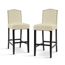 Load image into Gallery viewer, Counter Height Upholstered Bar Stools (Set of 2)
