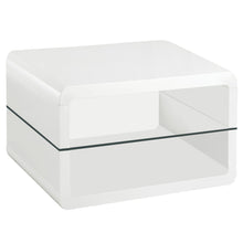 Load image into Gallery viewer, Emerson - 1 Shelf Rectangular Side End Table - White