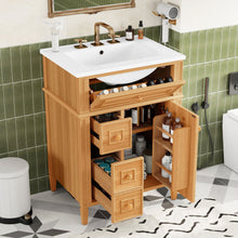 Load image into Gallery viewer, Bathroom Vanity With Flip Out Drawer, 2 Soft-Close Drawers