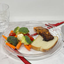 Load image into Gallery viewer, Designer Swirl Acrylic Dinner Plates (Set of 4)