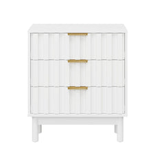 Load image into Gallery viewer, Fluted 3 Drawer Dresser
