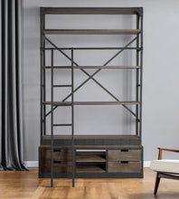 Load image into Gallery viewer, Four Tier Ladder Bookcase (380589) - Brown