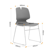 Load image into Gallery viewer, Modern Stacked Office Chairs (Set of 4)