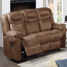 Load image into Gallery viewer, Power Reclining Sofa With USB Port Upholstered Pillow Arms And Headrest - Brown