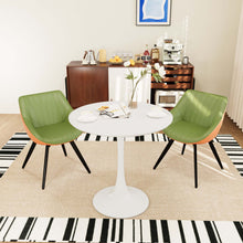 Load image into Gallery viewer, Round Dining Table Set With Tulip Design And 2 Chairs