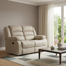 Load image into Gallery viewer, Microfiber Manual Reclining Loveseat - Beige