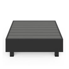 Load image into Gallery viewer, Square Slatted Patio Coffee Table With Rust Resistant Accents - Gray