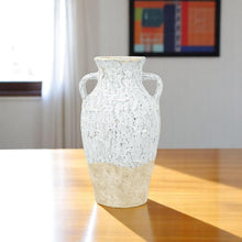 Load image into Gallery viewer, Block Amphora Table Vase - Beige / Ivory