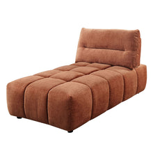 Load image into Gallery viewer, Loanna - Modular - Chaise - Coral Red Chenille