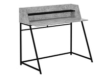 Load image into Gallery viewer, Computer Desk For Home Office, Laptop, Storage Shelves, Marble Look Contemporary & Modern