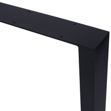 Load image into Gallery viewer, Square Table Legs, Wide Metal Table Legs, Heavy Duty Steel Desk Legs Table Leg Dining Table Legs Coffee Desk Leg (Set of 2)