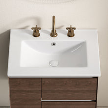 Load image into Gallery viewer, Vessel Sink With 3 Holes, Oval Design For Bathroom - Milk White