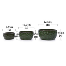 Load image into Gallery viewer, 3 Pieces Ceramic Flowerpot
