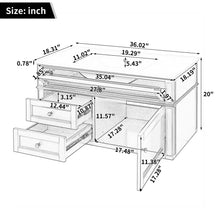 Load image into Gallery viewer, Modern Wall Mounted Floating Cabinet With Double Drawer And Sink