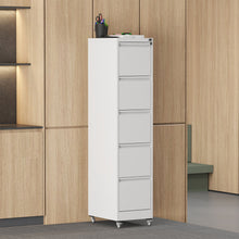 Load image into Gallery viewer, Drawer Metal Locking Vertical File Cabinet With Wheels Heavy Duty Lockable Storage